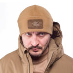 Fleece Winter Hats - Coyote, One Size