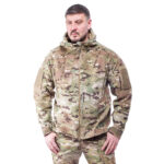 WARRIOR Heavy Fleece Tactical Jacket - MM25 Multicam, L