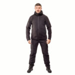 CORTEZ Heavy Fleece Tactical Jacket - Black, L